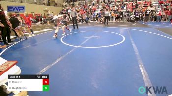 61 lbs Consi Of 4 - Ryett Rinn, Tulsa Blue T Panthers vs Dillon Hughes, Morris Wrestling Association