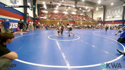 155 lbs Round Of 16 - Blake Ketcher, Salina Wrestling Club vs Breyer Atchley, Vinita Kids Wrestling