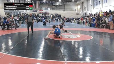 144 lbs Round Of 16 - Griffin Caird, Fairfield Warde vs Ryder Symes, Newtown