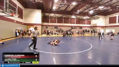 92 lbs Round 1 - Harrison Alderman, Park City Wrestling Club vs Lucien Fuga, Ravage Wrestling Club