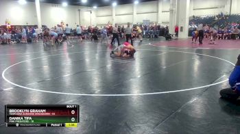 190 lbs Round 1 (8 Team) - Brooklyn Graham, Team Iowa Sunshine Smackdown vs Danika Tifa, Pink Predators