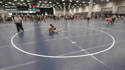 113 lbs Cons. Sub-rd Of 32 - Isaiah Tuttle, Nebraska Wrestling Academy vs Jaden Merritt, Basement Brawlers Wrestling Club