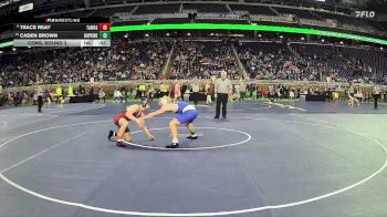D3-144 lbs Cons. Round 3 - Caden Brown, Hopkins vs Trace Reay, Tawas Area HS