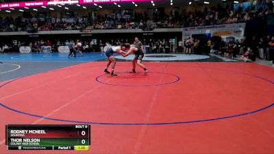 189 lbs Champ. Round 1 - Rodney McNeel, Soldotna vs Thor Nelson, Colony High School