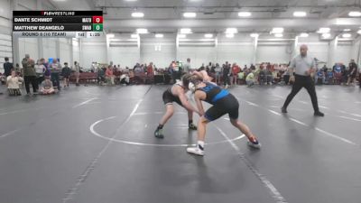 120 lbs Round 6 (10 Team) - Dante Schmidt, Mat Assassins Black vs Matthew DeAngelo, Savage WA Black