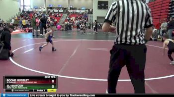 40 lbs Cons. Round 2 - Eli Bowden, Arab Youth Wrestling vs Boone Moseley, Alexander City Youth Wrestling