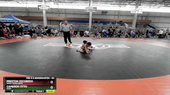 50 lbs Semifinal - Preston Escobedo, Small Town Grims vs Cameron Otto, Kuna