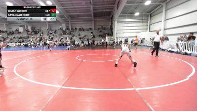 110 lbs Round Of 16 - Julian Altiery, 4M Power vs Savannah Kerr, East Carolina Elite