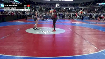 1-5A 138 Semifinal - Kallie Mayfield, Weaver vs Shontia Weaver, Alabama School For The Blind