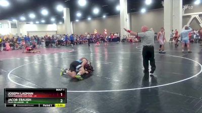 165 lbs Finals (2 Team) - Jacob Ebaugh, Team Delaware vs Joseph Lagman, Team Diamond Fish Pink