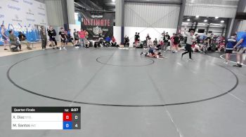 45 kg Quarterfinal - X Diaz, Steller Trained Bane vs Michael Santos, Integrity Wrestling Club