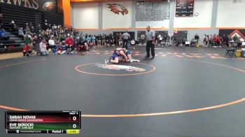 145 lbs Quarterfinal - Eve Skrocki, Wahlert, Dubuque vs Sarah Novak, Cedar Rapids Washington