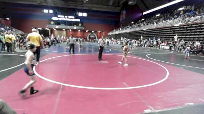 58 lbs Semifinal - Sier Del Real, Pomona Elite vs Rowan Richard, Matpac Wrestling ND