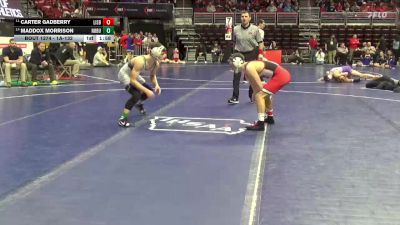 1A-132 lbs Cons. Round 3 - Carter Gadberry, Lisbon vs Maddox Morrison, North Butler-Clarksville