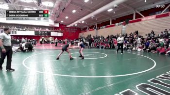 125 lbs Cons. Round 4 - Sofia Sciortino, Rancho Cotate vs Jimena Reynaga-castro, St Helena