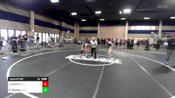 83 lbs Consi Of 8 #2 - Jeriah Morfin, NM Bad Boyz vs Rhoan Rambo, Warriors Of Christ