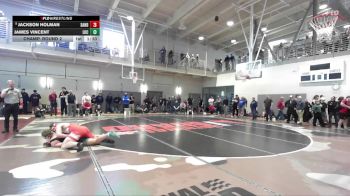 215 lbs Champ. Round 2 - Jackson Holman, Sandpoint vs James Vincent, Lake City High School