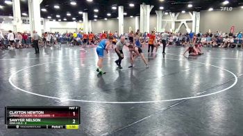 106 lbs Round 7 (8 Team) - Clayton Newton, Camden Outsiders The Greasers vs Sawyer Nelson, Iowa Gold