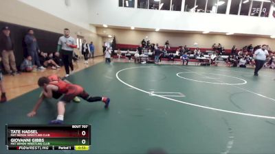 71 lbs 1st Place Match - Tate Hadsel, Mat Demon Wrestling Club vs Giovanni Gibbs, Mat Demon Wrestling Club