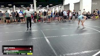 96 lbs Round 1 (6 Team) - Mikey McNeal, TDWC vs Isabella Rodgers, Orchard South WC