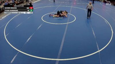 126 lbs Quarterfinals (8 Team) - Jaxsen Draves, Grand Island vs Tyler Haneborg, North Platte