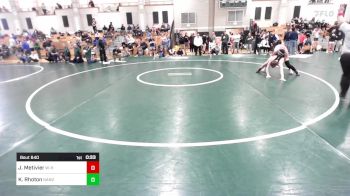 150 lbs Consi Of 8 #2 - Jacob Metivier, Whitman-Hanson vs Kyle Rhoton, North Andover