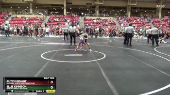 65 lbs Quarterfinal - Ellie Kinnison, Bobcat Wrestling Club vs Autym Bryant, Palmyra Youth Wrestling Club