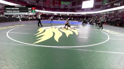 106 lbs 1st Place Match - Ryan Hirchert, Nampa vs Tobias Guillen, Meridian