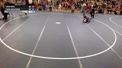 108 lbs 3rd Place Match - Jack Kutz, MN vs Axel Tollefson, MN