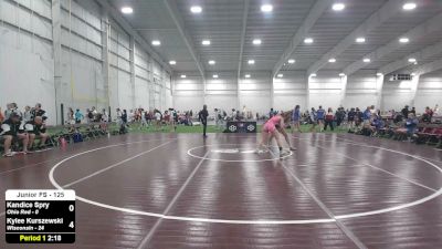 125 lbs Kandice Spry, Ohio Red vs Kylee Kurszewski, Wisconsin