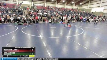 45 lbs Round 1 - Maverick Laird, Viewmont Wrestling Club vs Urban Facer, West Jordan