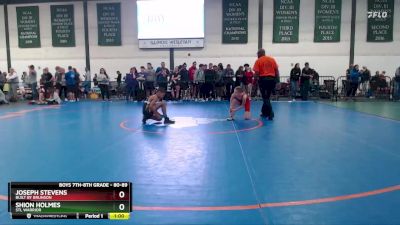 80-89 lbs Semifinal - Shion Holmes, STL WARRIOR vs Joseph Stevens, Built By Brunson