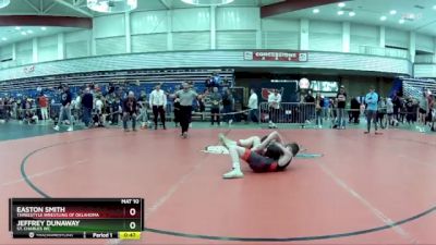 97 lbs Cons. Round 3 - Easton Smith, Threestyle Wrestling Of Oklahoma vs Jeffrey Dunaway, St. Charles WC