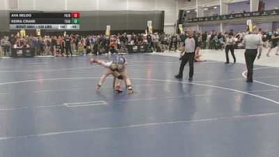 135 lbs Cons. Rd Of 16 - Ava Beldo, Patton Trained vs Keira Crane, Team Agoge