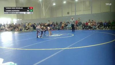 126 lbs Quarterfinal - Caden Alspaugh, Vancleave High School vs Josiah King Douglas, Long Beach High School