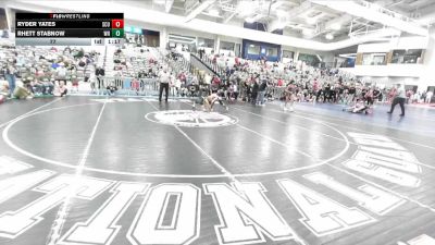 77 lbs Round 2 (4 Team) - Rhett Stabnow, Western Nebraska vs Ryder Yates, South Central Utah