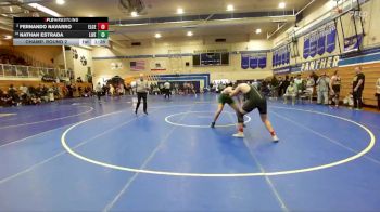 215 lbs Champ. Round 2 - Nathan Estrada, Livermore vs Fernando Navarro, El Cerrito
