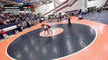 105 lbs Quarterfinal - Grace Aeschliman, Metamora vs Jordan Rodriguez, Morton Cicero