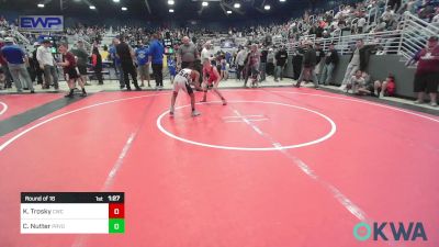 70 lbs Round Of 16 - Knox Trosky, Claremore Wrestling Club vs Colten Nutter, Pryor Elementary Wrestling