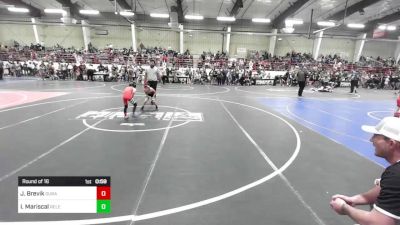 54 lbs Round Of 16 - Jace Brevik, Durango WC vs Isaiah Mariscal, Relentless