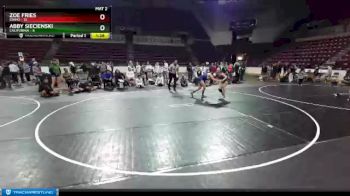 W-152 lbs Finals (8 Team) - Abby Siecienski, California vs Zoe Fries, Idaho