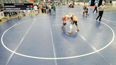 Junior Boys - 190 lbs Cons. Round 6 - Lucas Nance, Illinois vs Merrick Johnson, Beatrice High School Wrestling