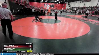 126 lbs Quarterfinal - Josh Vazquez, Lombard (MONTINI) vs Mikey Meade, Crystal Lake (PRAIRIE RIDGE)
