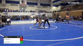 120 lbs Round Of 64 - Kaiden Fisher, Lake Norman vs Giles Turner, Level Up
