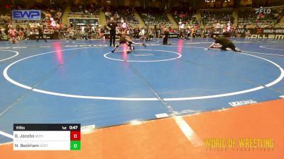 61 lbs Consi Of 8 #2 - Brady Jacobs, Michigan West vs Nathan Beckham, OCRTC