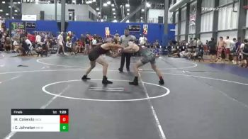 160 lbs Final - Michael Caliendo, Batavia vs Conner Johnston, MO West WC