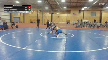 149 lbs Round 2 (6 Team) - Carter Nix, Clackamas Community College vs Israel Gutierrez, Westcliff
