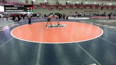 285 lbs Cons. Round 4 - Mason Knight, Olivet vs Christian McChesney, Baldwin Wallace