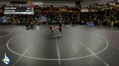 140 lbs 15th Place Match - Lexie Cordes, New Hampton vs Khloe Heinz, Omaha Westside Girls