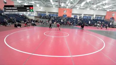 157 lbs Cons. Round 5 - Gannon White, Norwich vs Kellen Horst, Wesleyan (CT)